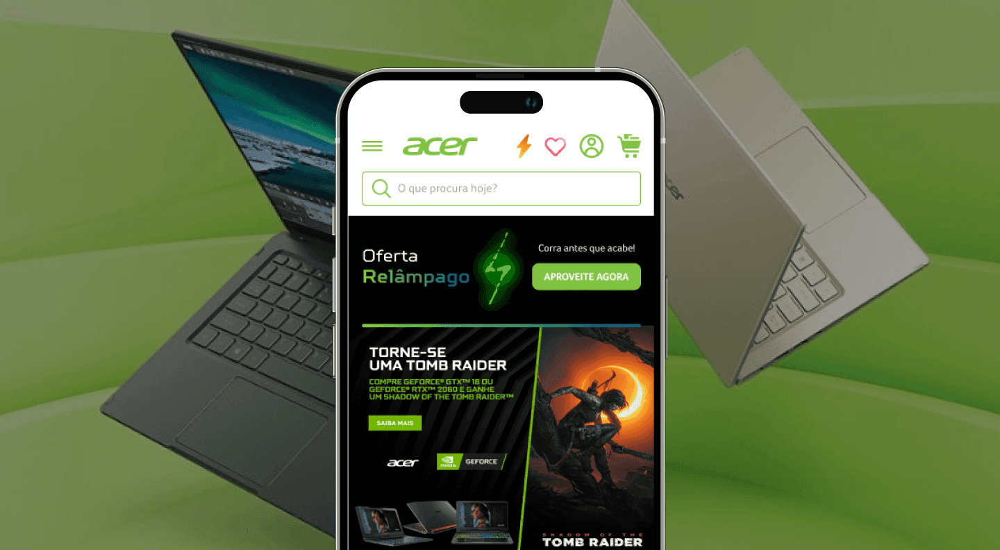 Como criamos a solução que fez a Acer expandir seus números de vendas e performance.